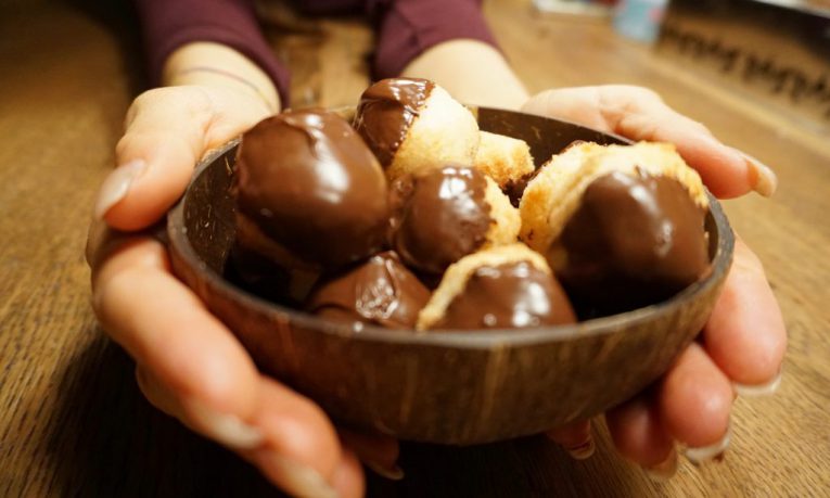vegane Kokosmakronen
